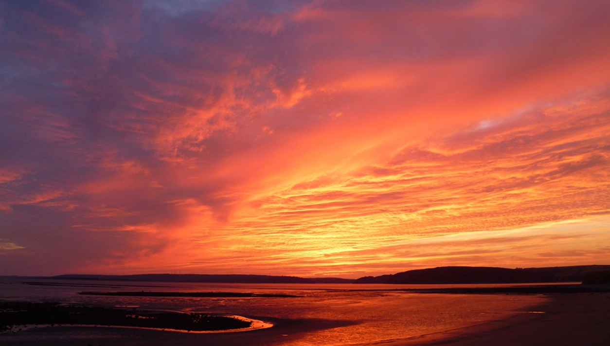 Custom Sunset on the Beach